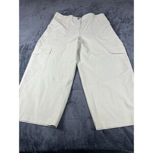 Lululemon Womens Light UtiliTech brown beige Pocket‎ HR Crop Pants Size 31